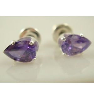 925 Plated Silver Zircon Rhinestone